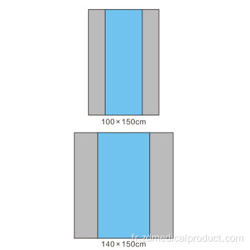 Drap chirurgical de couverture de table d&#39;instruments durable solide